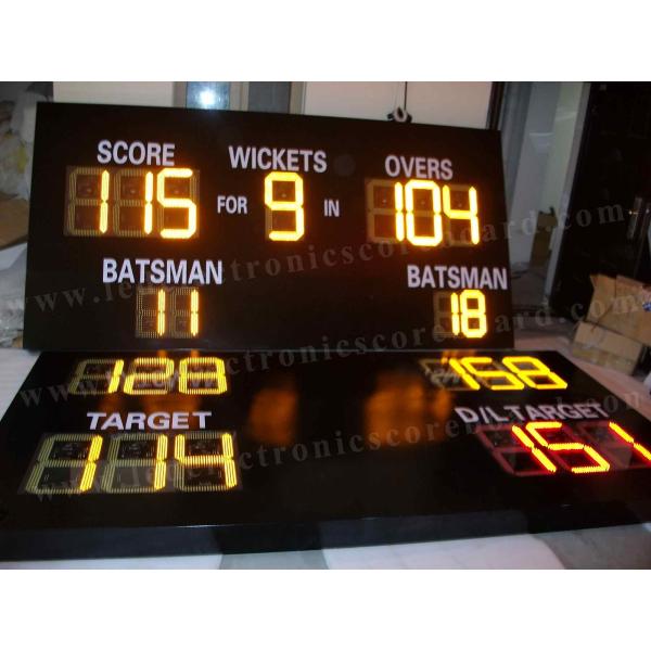 Wireless Type LED Cricket Scoreboard For Club / Stadium 2 Years Warranty