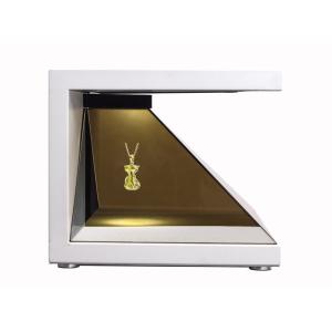 50 Degree Holographic Glass Screen Pyramid Holographic Showcase 270
