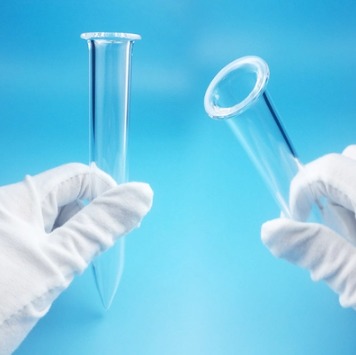 Buy Customized Transparent Conical Quartz Glass Tube for Industrial at wholesale prices