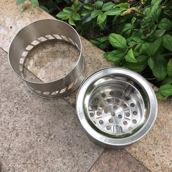 Portable Smokeless Fire Stove 11 Inch 3 Hour Bonfire Outdoor Pit Folding