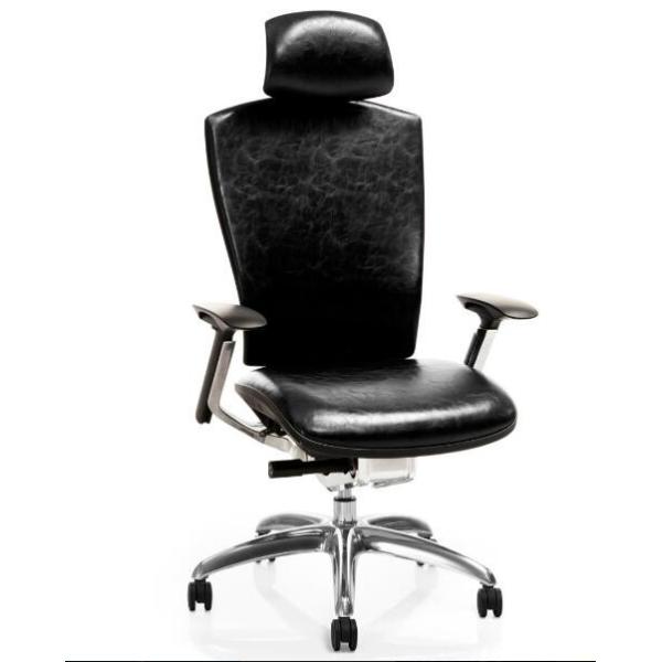 Buy New Design Italian Genuine Leather Ergonomic Executive Chair at wholesale prices