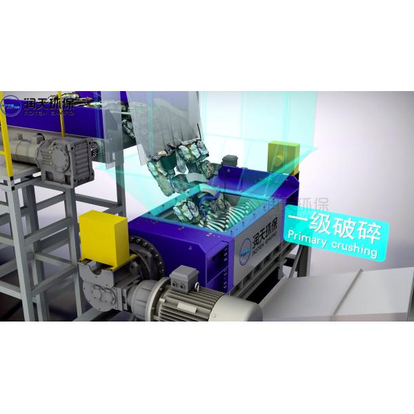 Buy Durable Industrial Waste Treatment Machine Multifunctional With Motor at wholesale prices