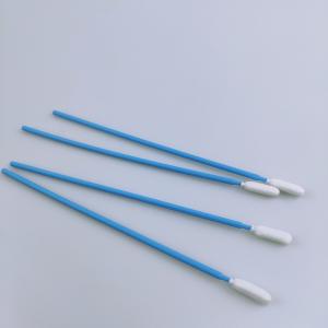165mm Long Polypropylene Handle Foam Tip Swabs Round Head