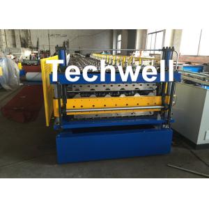PLC Frequency Control System Double Layer Roofing Roll Forming Machine TW-DLM