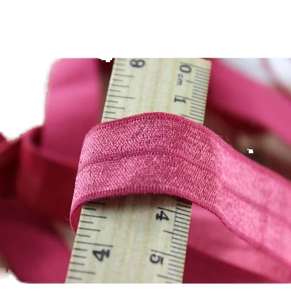 Buy Shiny Bias Elastic Webbing 20mm Width Spandex Material with Oeko-Tex Certificate Stretch Feature at wholesale prices