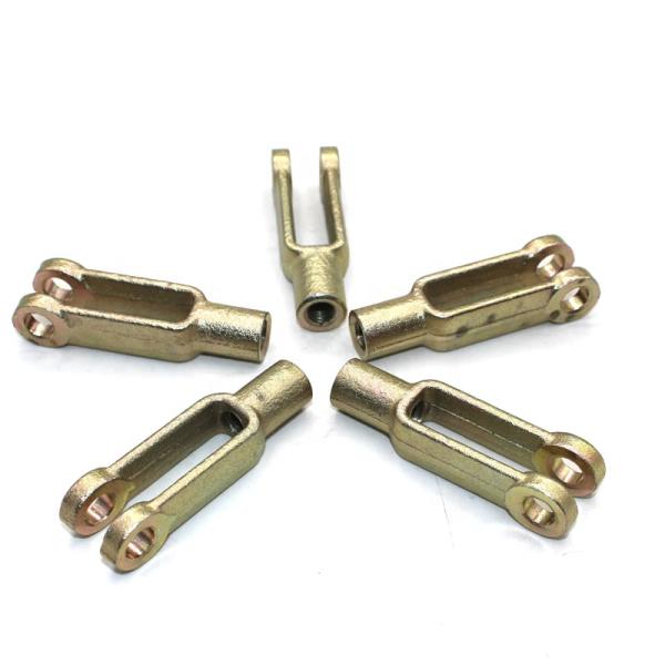 High Precision Carbon Steel Drop Forged Clevis Threaded Yoke Ends for Custom Orders