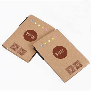 Brown Personalised Stationery Notebooks / Personalized Notebook With Sticky