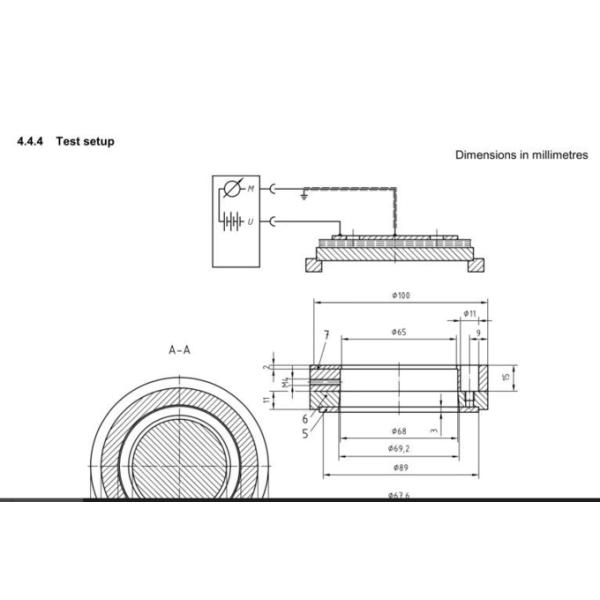 Digital Display Fabric Surface Resistivity Tester EN 1149-1 / EN 1149-2 AATCC 76 2