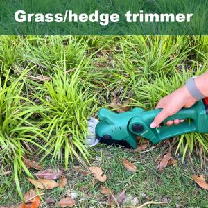 Multi-Function Cordless Hedge Trimmer And Lawn Cutter Powered By Long-Lasting