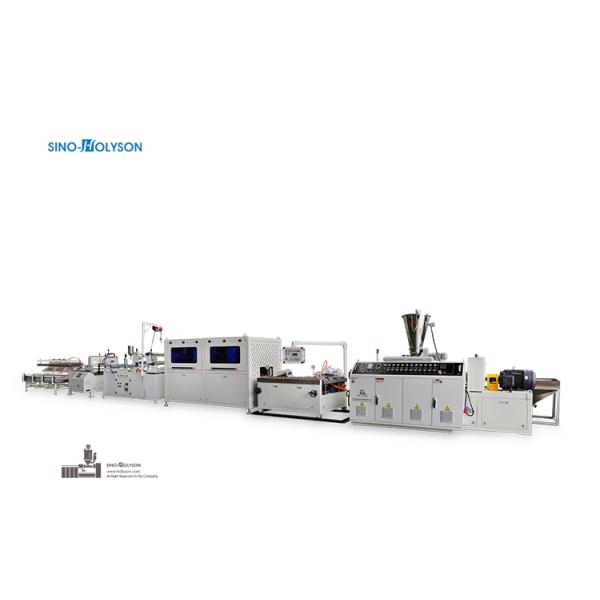 Manufacturing Plant 30kW PVC Wall Ceiling Panel Making Machine Sino-Holyson HSJZ-55/128