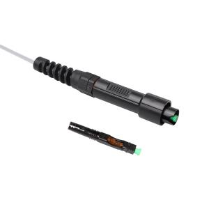 SC APC Waterproof FTTH Solution Reinforced With Optitap H Connector
