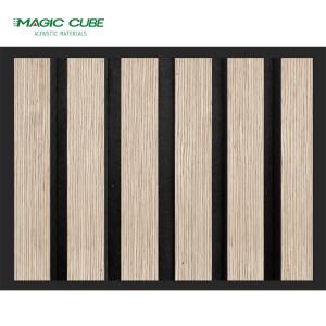MDF Polyester Fiber Acoustic Panels with Wood Texture Surface to Reduce