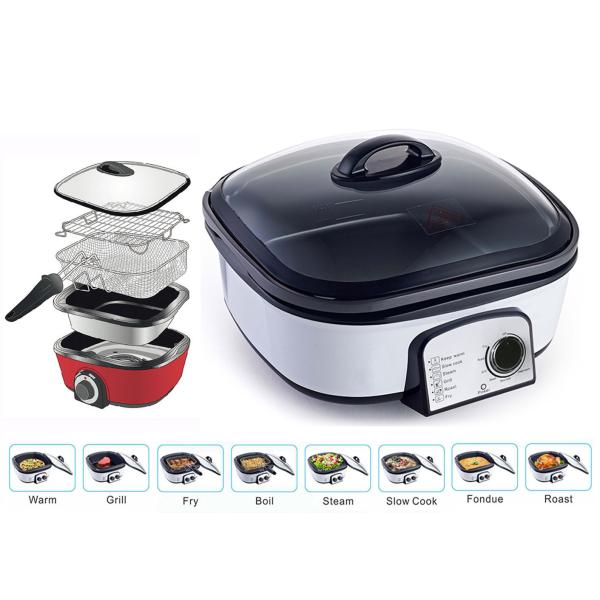 5L 1200-1400W Multifunctional cooker all in one best electric multi function