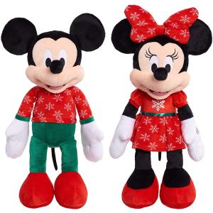 Disney Christmas Minnie Mouse and Mickey mouse Soft Plush Toys