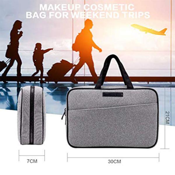 Hanging Toiletry Travel Organizer Bag Collapsible 4 Compartments