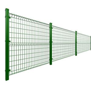 Steel Wire Mesh Safety Fencing Powder Coated Surface Treatment
