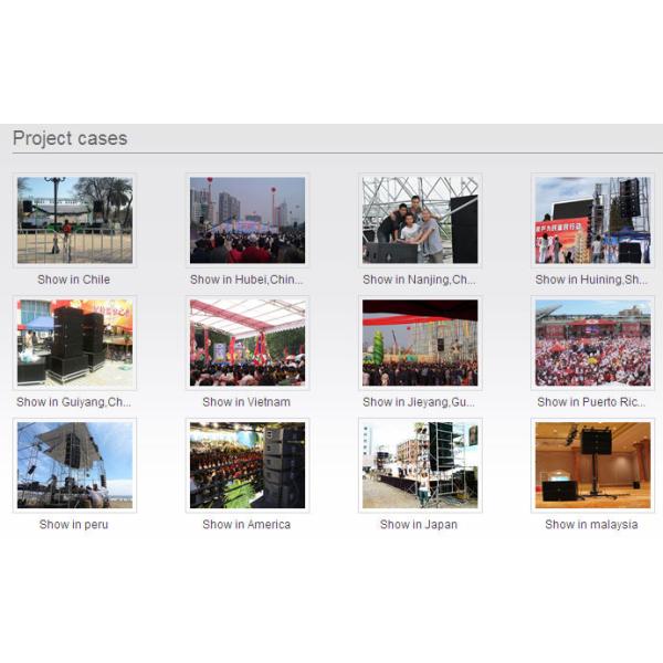 Small Active Pa Speaker Amplifiered Dj Rugged Black Paint CE / RoHS