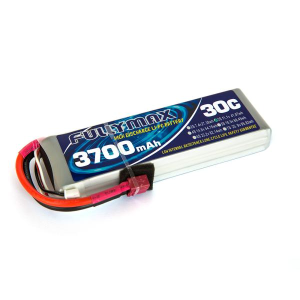 Buy FULLYMAX LiPo Battery Pack 30C 3700mAh 3S 11.1V with T Plug for RC cars RC aircraft RC helicopters  RC Truck at wholesale prices