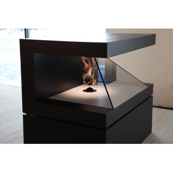 HD 1080P 32 Inch 3D Advertising Holographic Pyramid Diy For Watches, Toys Display