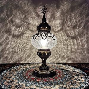 Newest E14 Hand-inlaid glass mosaic bedroom living room decorative Table Lamps