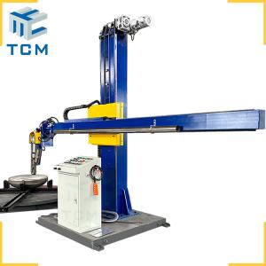 Polishing Automatic Dish End Making Machine For Tank Cap Surface Grinding