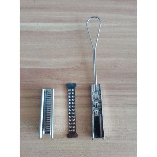 Buy FTTH Cabling Accessory Cable Wire Clamp Stainless Steel Material at wholesale prices