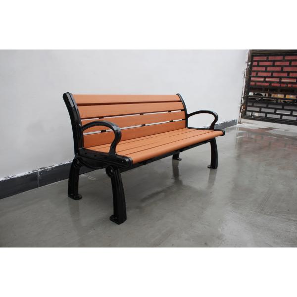 Waterproof Outdoor Recycled Plastic Benches Rust Resistant With 2 Seater