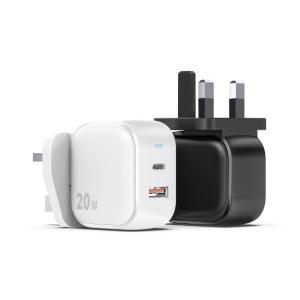 NeoGlow 2-in-1 Charging Hub Illuminated USB-A + USB-C Ports with Adaptive