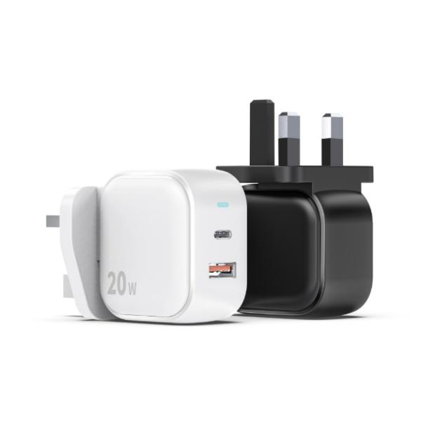 NeoGlow 2-in-1 Charging Hub Illuminated USB-A + USB-C Ports with Adaptive