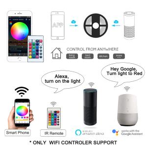 5M 10M 15M RGB IR Remote Flexible LED Ribbon Strip