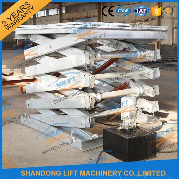 Customized Hot Galvanizing Fixed Hydraulic Cargo Lifter with CE