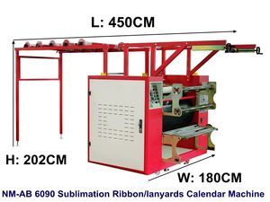 Quality Double Ribbon Transfer Printing Machine Zs-Ab 800*120 for sale
