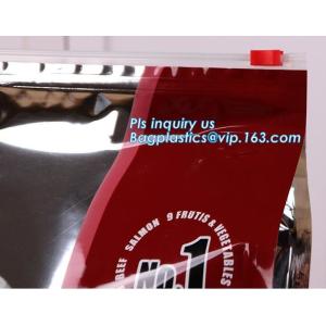 laminated multiple layer plastic aluminum foil bag side gusset pet food bag with