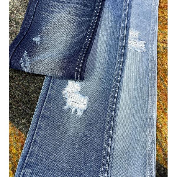 68%Cotton 10X7 Rigid Cotton Denim Fabric For Boyfriend Pants Or Lady Jeans