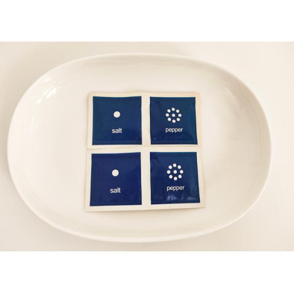 Four Side Seal Salt Pepper Seasoning Packets Customizable Condiment Packs