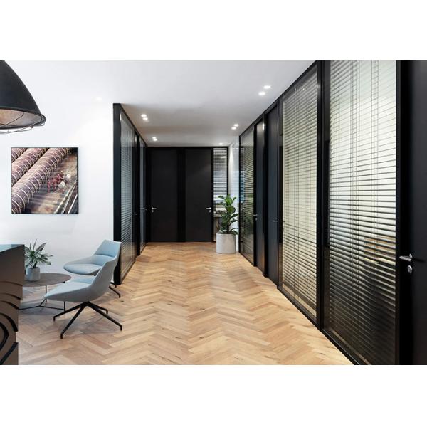 Buy Modern Office Commercial Glass Partitions Aluminum Interior Glass Wall Partition at wholesale prices