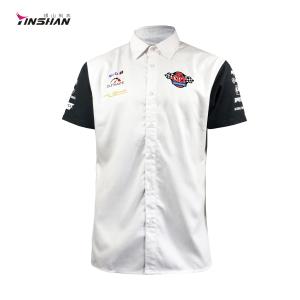 Custom Printing 100% Polyester F1 Car Racing and Motorcycle Pit Crew Wear Direct