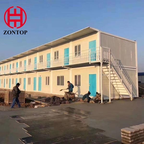 Buy Zontop 20ft 40ft Luxury Modern Steel Portable Factory Supply Container House Prefabricated Houses Prefab House at wholesale prices