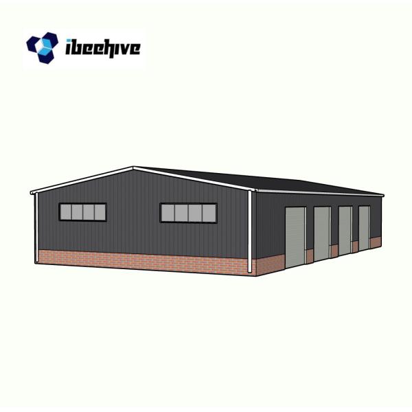 Metal Sheds Light Prefabricated Storage Building Warehouse Construction