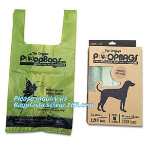 Compostable Bag For Dog Poop Drawstring Holder Custom Dogs Poop Bag Dispenser,