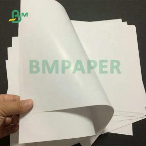 100# 120# Silk Gloss Paper , Double Sided Coated Text Paper Glossy White For