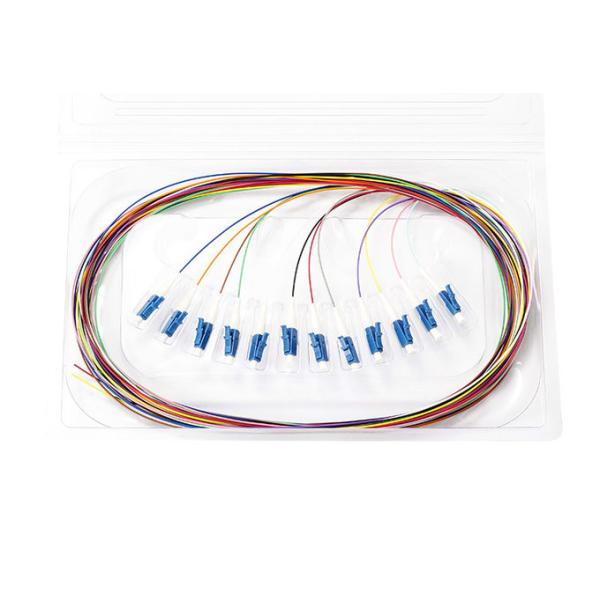 High Credibility UPC Lc Pigtail Single Mode , Yellow LSZH Out Jacket Cord Pigtail