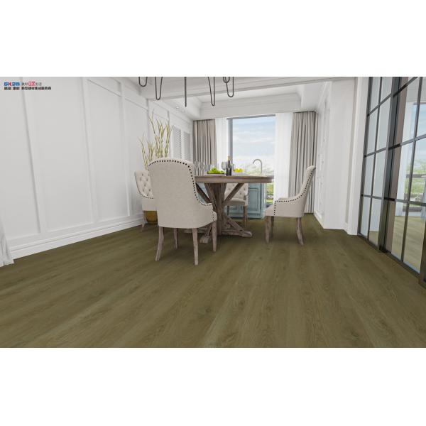 Fireproof SPC 5mm Oak Wood Grain Noise Prevention GKBM LS-W001 Greenpy