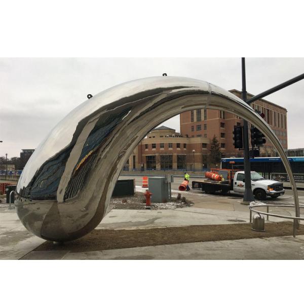 Buy Public City Large Stainless Steel Outdoor Sculpture for Urban Landscape at wholesale prices