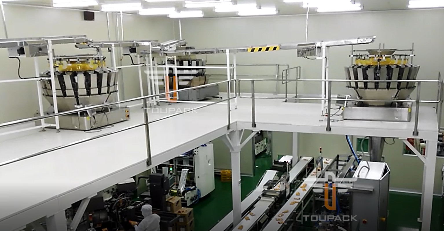 Quality SUS304 10 Heads Multihead Combination Weigher With 2500ml Weighing Hoppers for sale