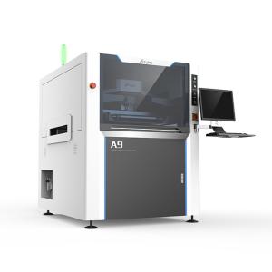 A9 Lead Free SMT Line Machine , Side Clamping Solder Printer Machine 50X50mm PCB
