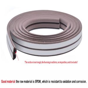 EPDM Door And Window Weatherstrip Gap Blocker Insulation Seal Strip With Self
