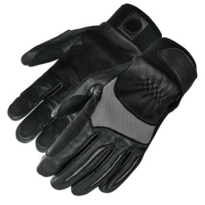 Hysafety Black Goatskin Fast Rope Gloves Kangaroo Leather Padded