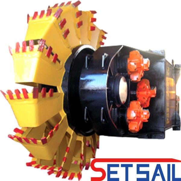 Anchor Boom Wheel Bucket Dredger with Weichai Diesel Engine