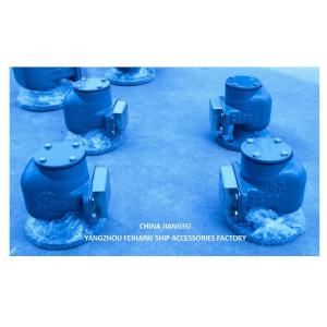 CAST IRON MARINE TANK AIR VENT HEAD533HFB-50A WITH SUS316L FLOATER NBR GASKET 0